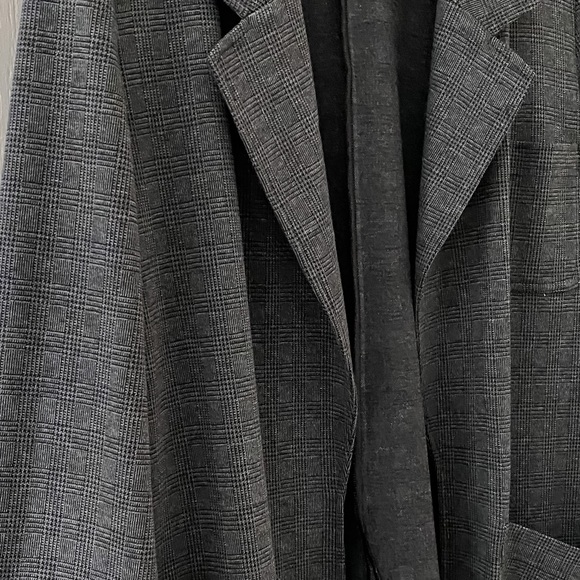 NWT Madewell Knit Blazer Cardigan in Plaid - Picture 3 of 14